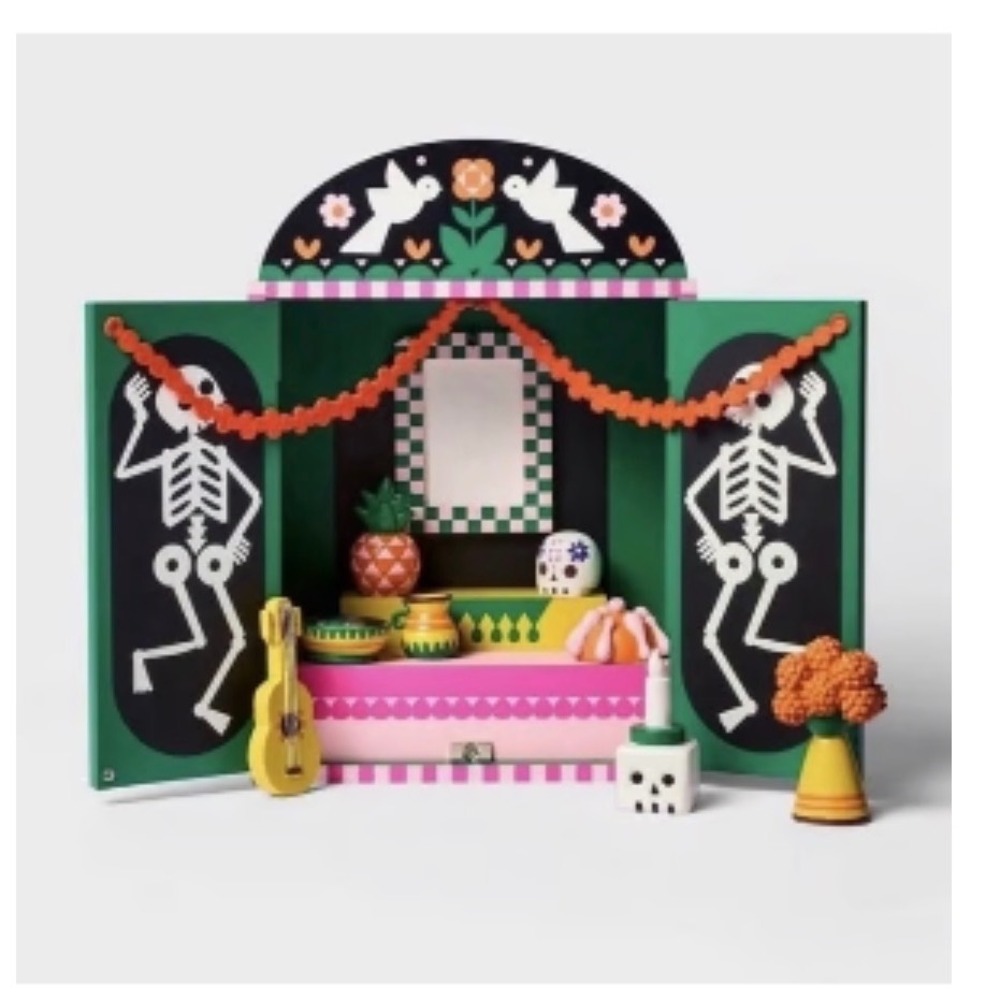 Target Dia de Muertos Ofrenda Box Cecilia Ruiz OS Multicolor New Folk Art Altar
